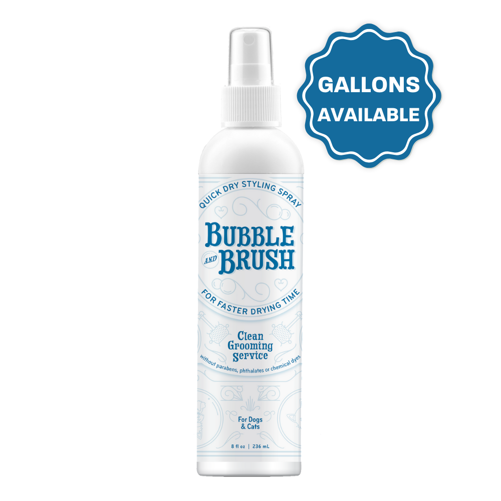 Bubble and Brush Quick Dry Styling Spray, 8oz