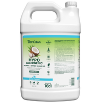 TropiClean Gentle Coconut Hypoallergenic Puppy & Kitten Shampoo, 1 gal NEW LABEL