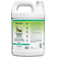 TropiClean Oatmeal & Tea Tree Medicated Itch Relief Shampoo for Pets, 1 gal