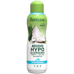 TropiClean Tearless Hypoallergenic Puppy & Kitten Shampoo, 20oz