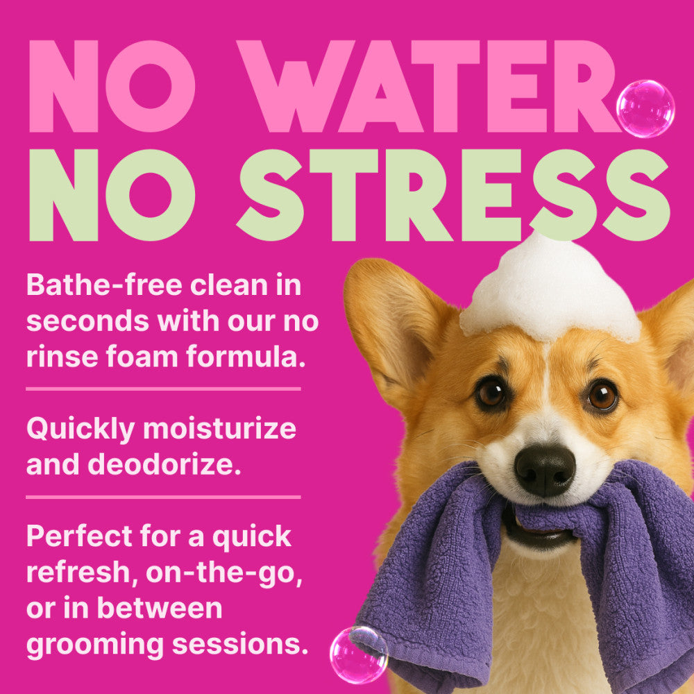 TropiClean Deep Cleansing Waterless Dog Shampoo, 7.4oz