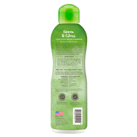 TropiClean Neem & Citrus Flea & Tick Relief Shampoo for Dogs, 20oz - Lined Cap