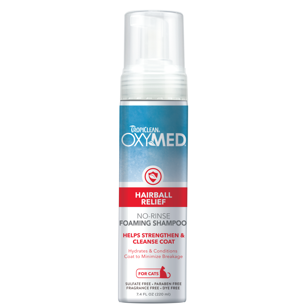 TropiClean OxyMed Waterless Dry Shampoo for Cats, 7.4oz