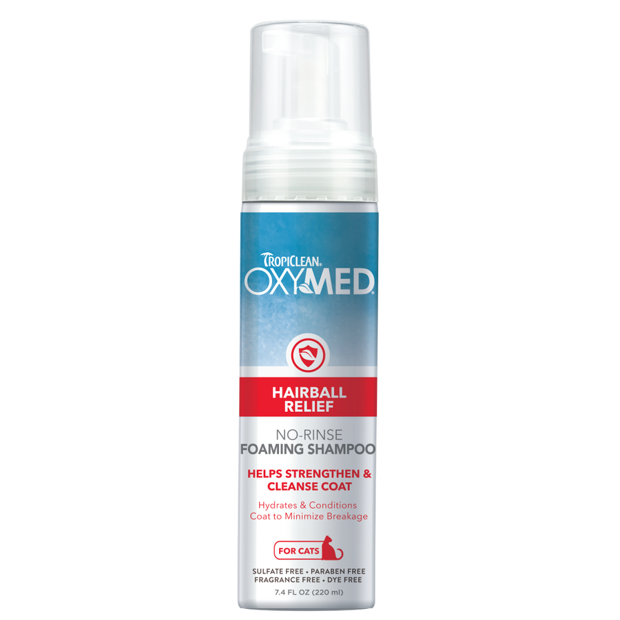TropiClean OxyMed Waterless Dry Shampoo for Cats, 7.4oz