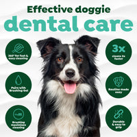TropiClean Fresh Breath Triple Flex Toothbrush for Large Dogs