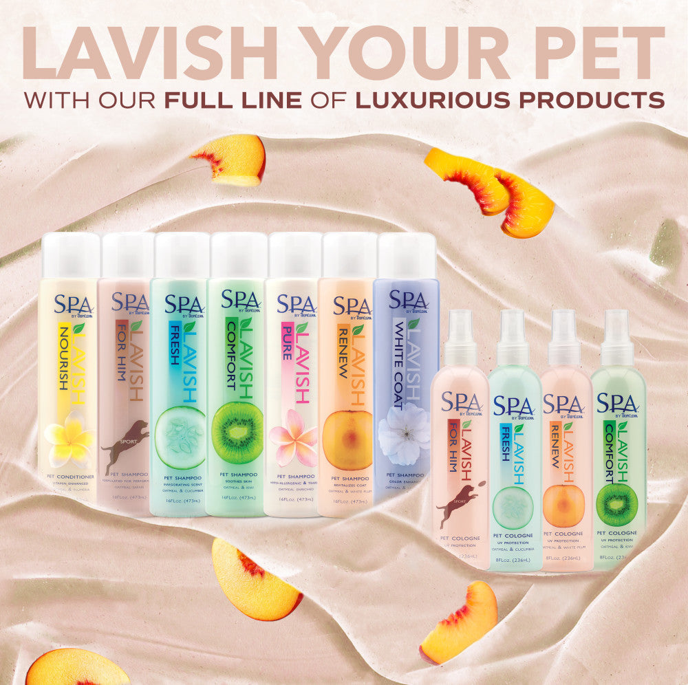 SPA by TropiClean Lavish For Him Shampoo for Pets, 16oz