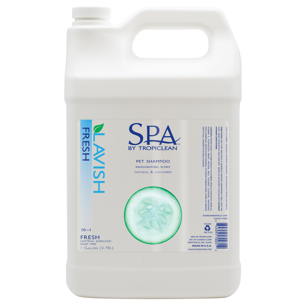 SPA by TropiClean Lavish Fresh Shampoo for Pets, 1 gal