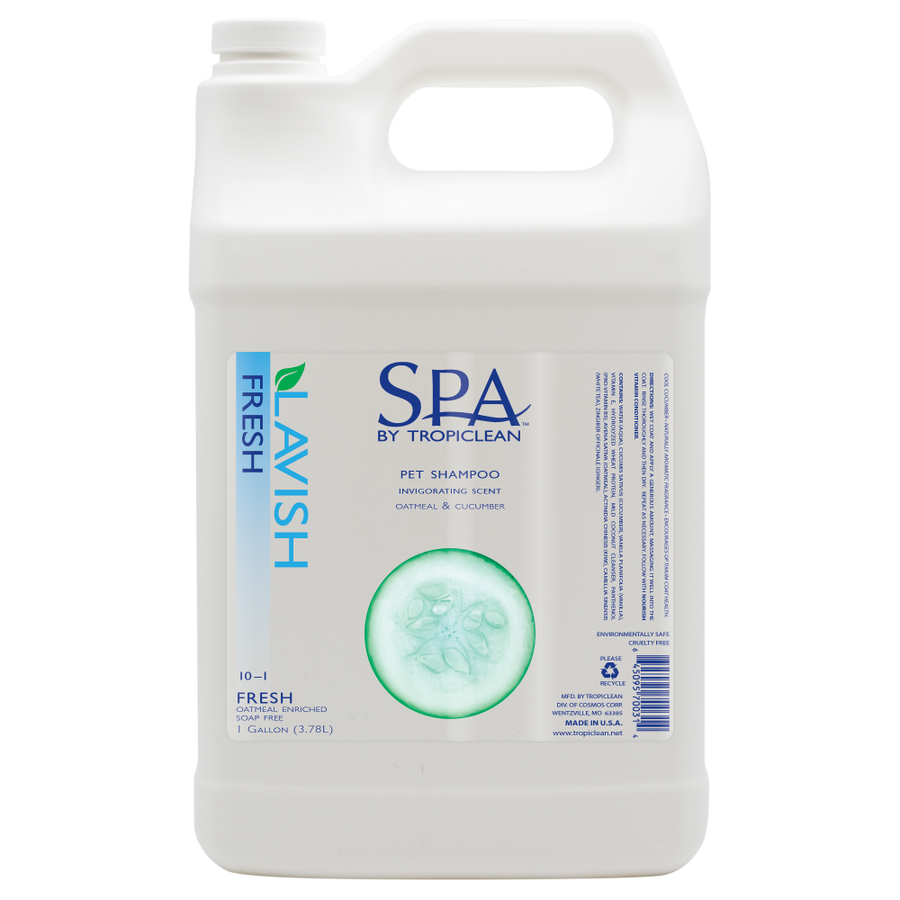 SPA by TropiClean Lavish Fresh Shampoo for Pets, 1 gal