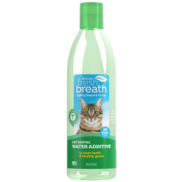 TropiClean Fresh Breath Dental Water Additive for Cats, 16oz