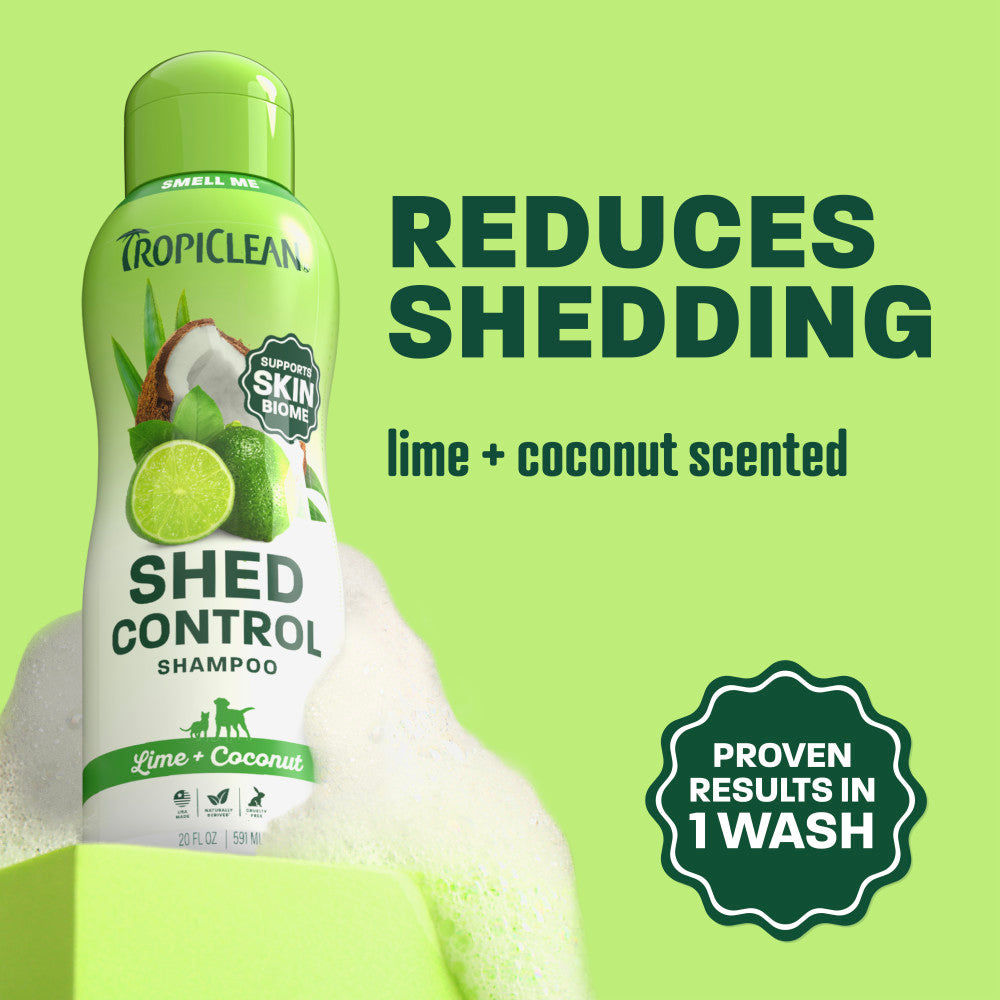 TropiClean Shed Control Shampoo, 20oz
