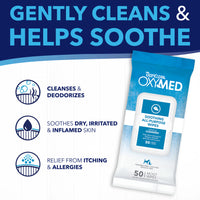TropiClean OxyMed Soothing Relief Wipes for Pets, 50ct