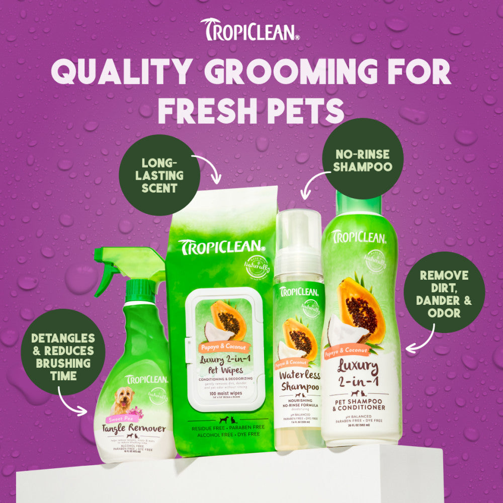 TropiClean TropiClean Tangle Remover Spray for Pets, 1 gal