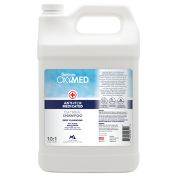 TropiClean OxyMed Medicated Anti Itch Shampoo for Pets, 1 gal