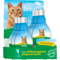 Fresh Breath by TropiClean 6pc Drops for Cats Display