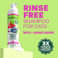 TropiClean No Rinse Deep Cleanse Cat Shampoo, 7.4oz
