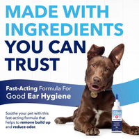 TropiClean OxyMed Ear Cleaner for Pets, 4oz