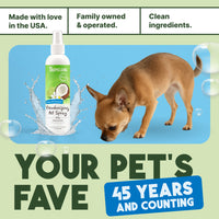 TropiClean Lime & Coconut Deodorizing Spray for Pets, 8oz