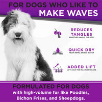 TropiClean PerfectFur Curly & Wavy Coat Shampoo for Dogs, 16oz