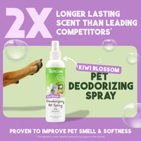 TropiClean Kiwi Blossom Deodorizing Spray for Pets, 8oz