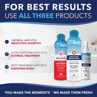 TropiClean OxyMed Medicated Anti-Itch Shampoo for Pets, 20oz