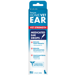 HomeVet Medicated Ear Drops, 2oz