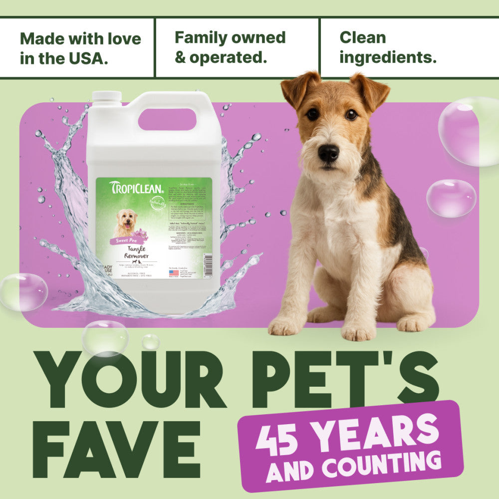 TropiClean TropiClean Tangle Remover Spray for Pets, 1 gal