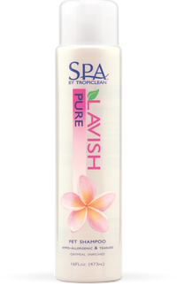 SPA by TropiClean Lavish Pure Shampoo for Pets, 16oz
