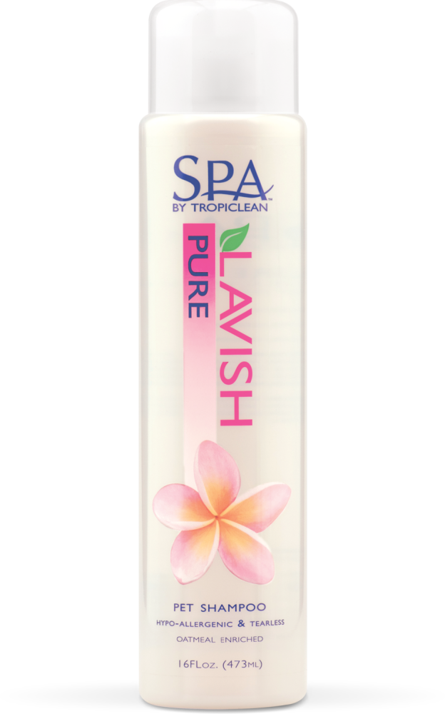 SPA by TropiClean Lavish Pure Shampoo for Pets, 16oz