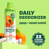 TropiClean Papaya Deodorizing Spray, 10oz