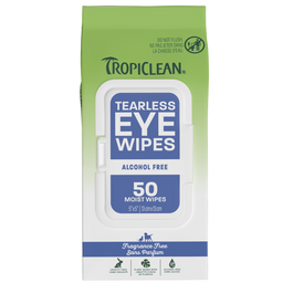 TropiClean Tearless Eye Wipes, 50ct - 4 Pack
