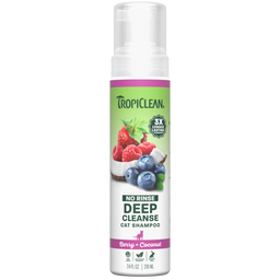 TropiClean No Rinse Deep Cleanse Cat Shampoo, 7.4oz