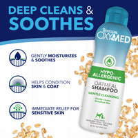 TropiClean OxyMed Hypoallergenic Shampoo for Pets, 20oz