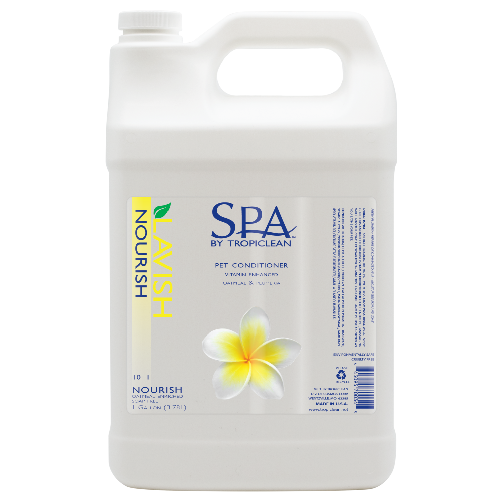 SPA by TropiClean Lavish Nourish Conditioner for Pets, 1 gal