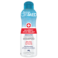 TropiClean OxyMed Allergy Itch Relief Shampoo, 20oz