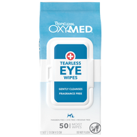 TropiClean OxyMed Tearless Eye Wipe, 50ct - 4 Pack