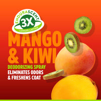 TropiClean EnduraScent Mango Kiwi Deodorizing Spray, 8oz
