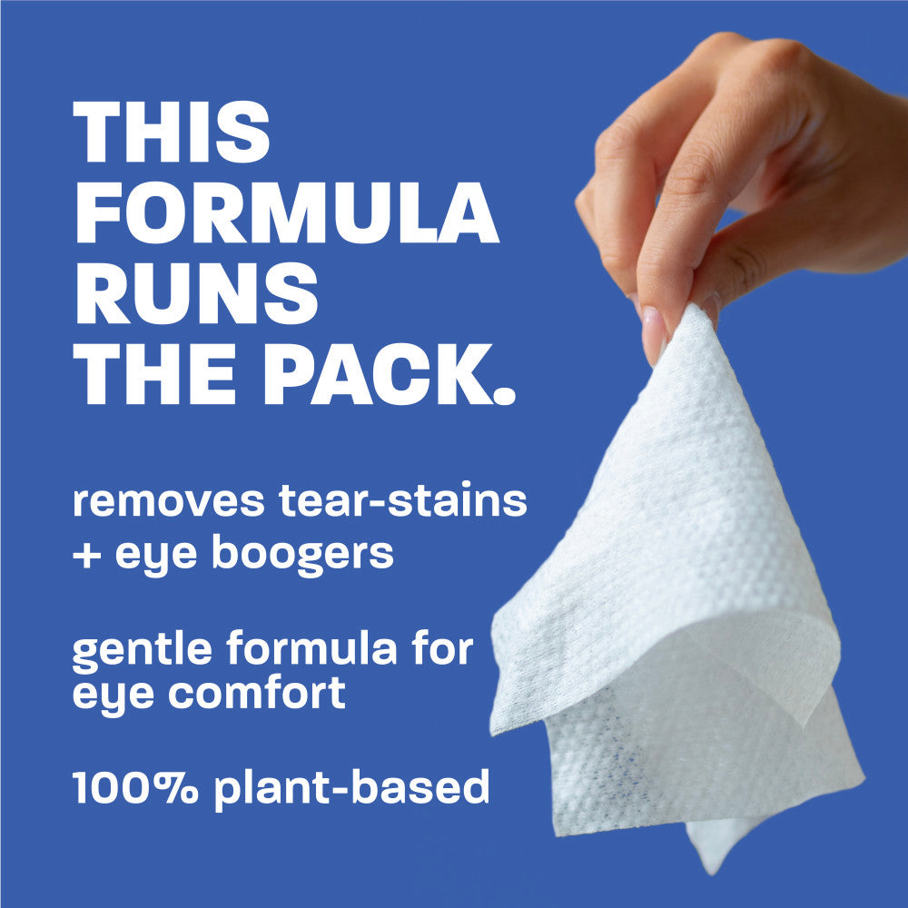 TropiClean Tearless Eye Wipes, 50ct - 4 Pack