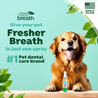 TropiClean Fresh Breath Oral Care Spray for Pets, 4oz
