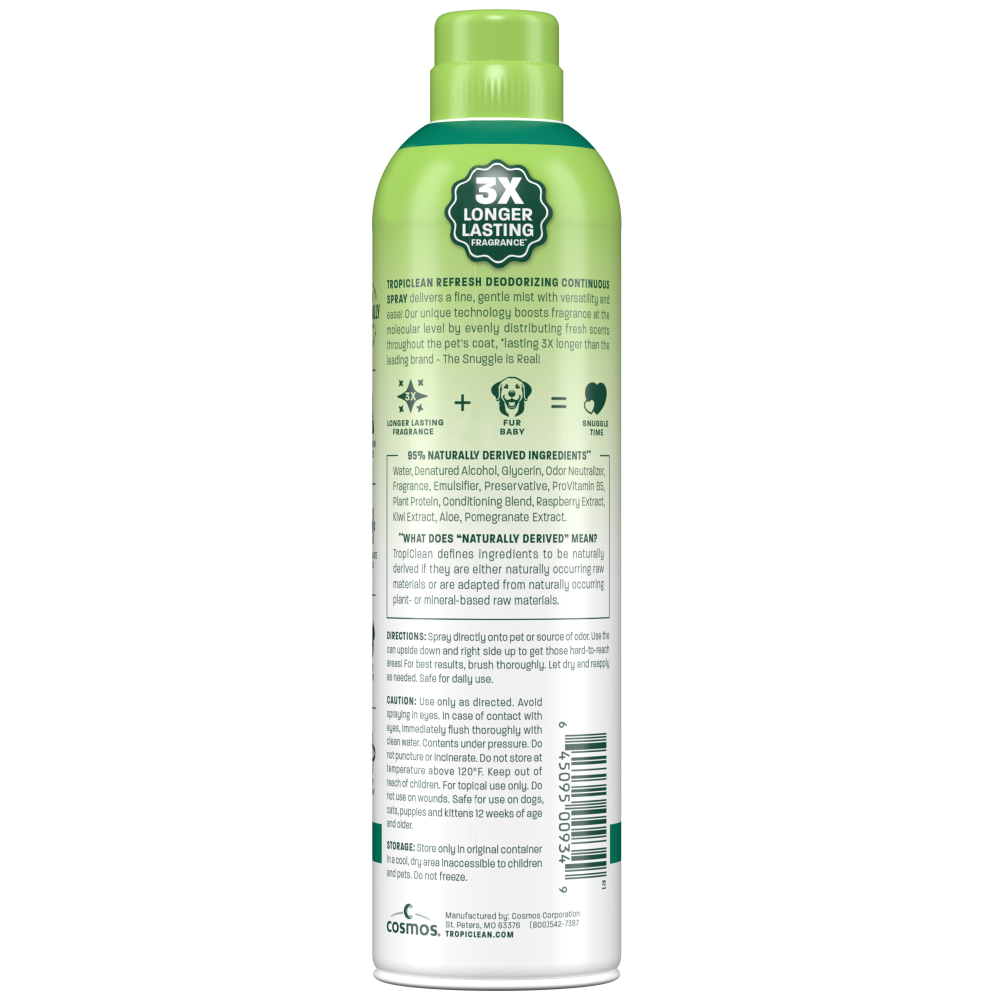 TropiClean Watermelon Deodorizing Spray, 10oz