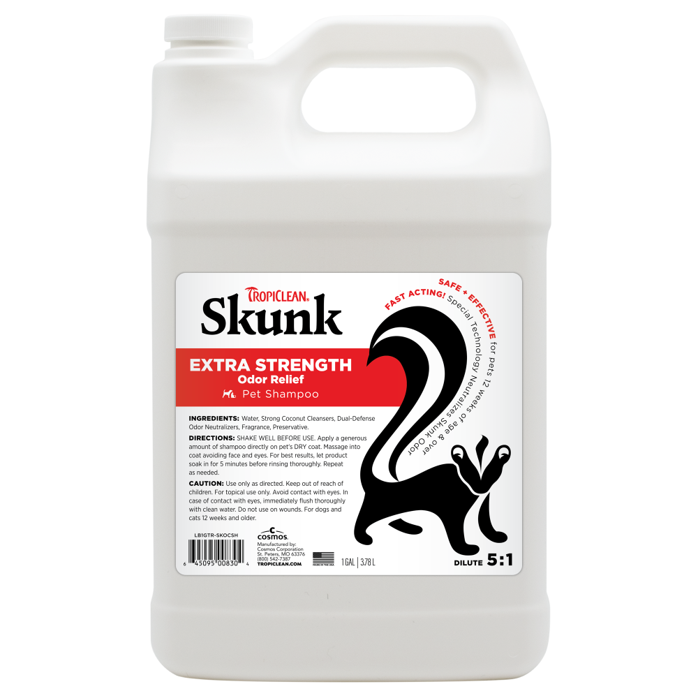 TropiClean Skunk Odor Control Shampoo, 1 gal