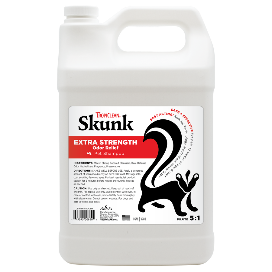 TropiClean Skunk Odor Control Shampoo, 1 gal