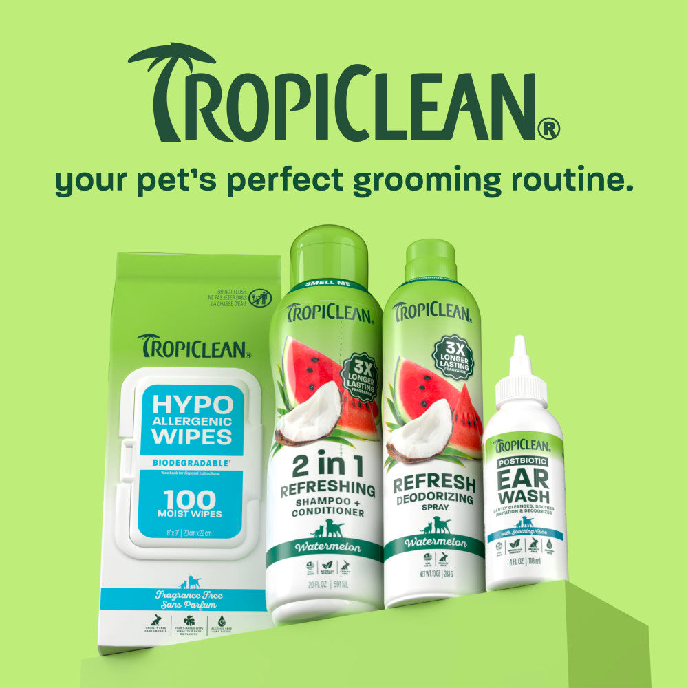 TropiClean 2 In 1 Refreshing Shampoo + Conditioner, 20oz