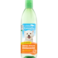 TropiClean Fresh Breath Dental Health Solution Supports Skin Health for Dogs, 16oz