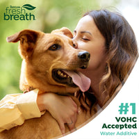 TropiClean Fresh Breath Dental Water Additive Plus Hip & Joint for Dogs, 16oz