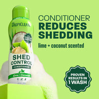 TropiClean Shed Control Conditioner, 20oz - Lined Cap
