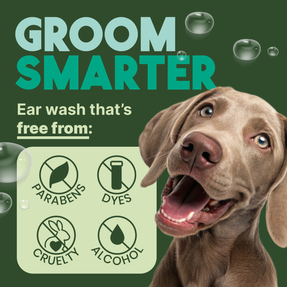 TropiClean Alcohol Free Ear Wash for Pets, 1 gal