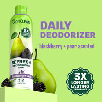 TropiClean Blackberry Pear Deodorizing Spray, 10oz