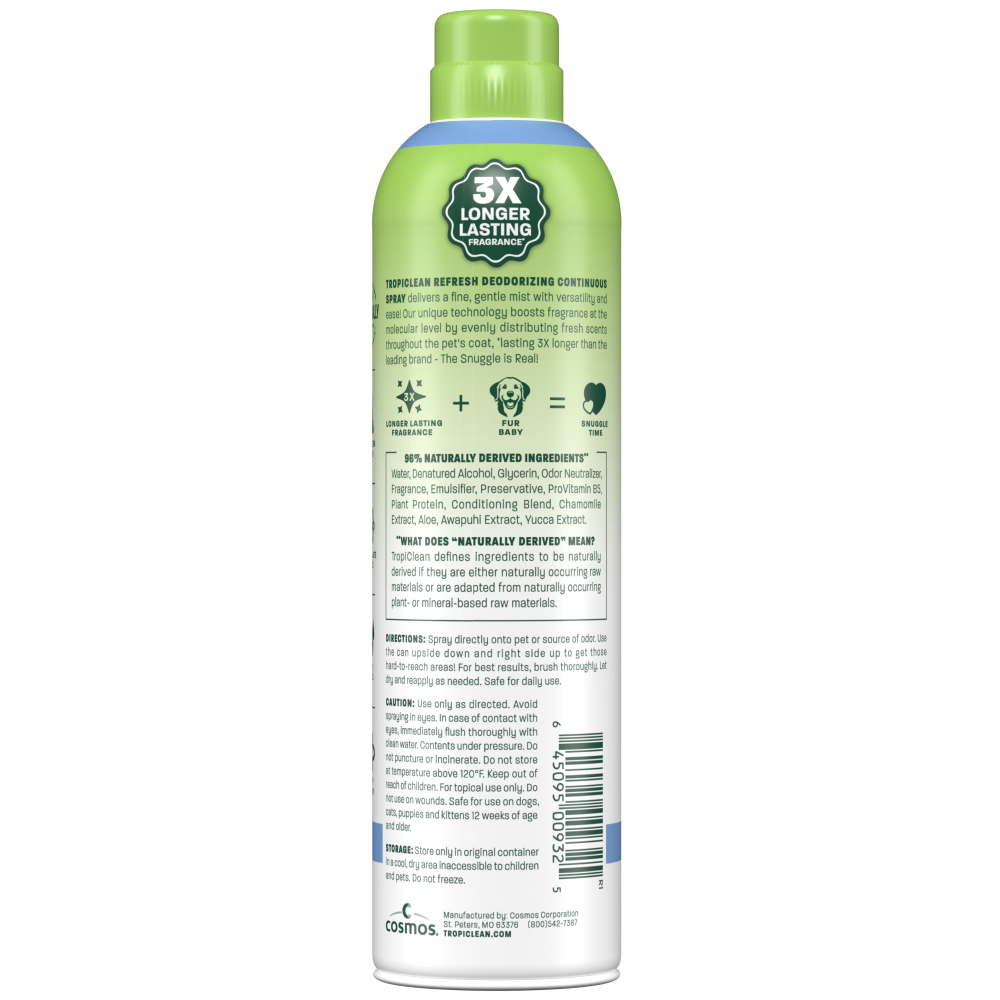 TropiClean Baby Fresh Deodorizing Spray, 10oz