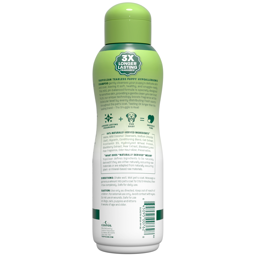 TropiClean Pineapple 3-1 Itch Relief Pet Shampoo & Conditioner, 20oz - Lined Cap