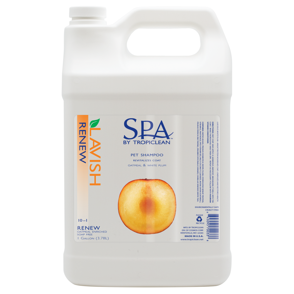 SPA by TropiClean Lavish Renew Shampoo for Pets, 1 gal